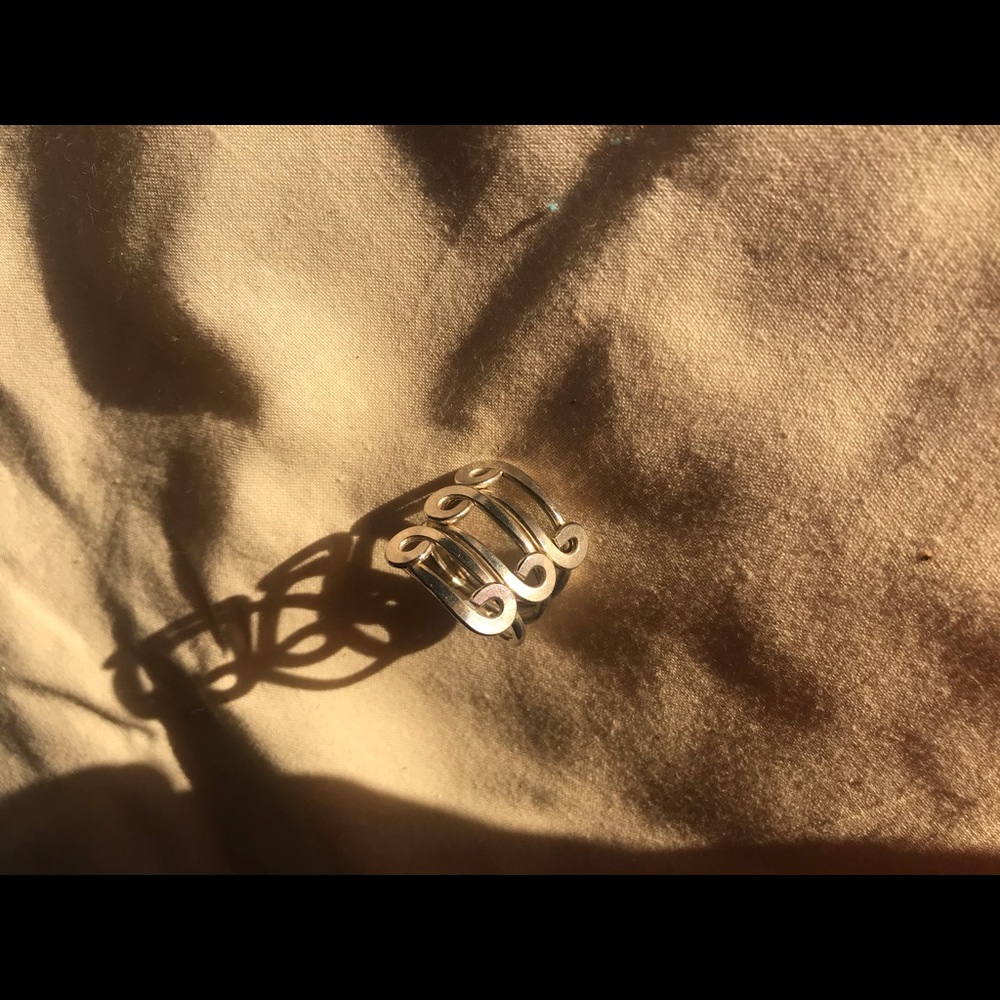 Mod silver ring Size 6 - Picture 4 of 4